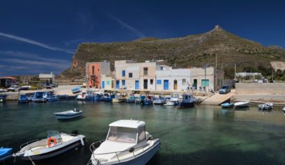 Favignana Island Little harbor